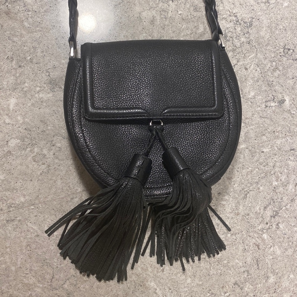 Rebecca Minkoff Black Isobel Saddle Bag